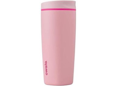 VASO OWALA DE ACERO INOXIDABLE CON BOQUILLA DESLIZANTE PARA BEBIDAS CALIENTES O FRÍAS, SIN BPA