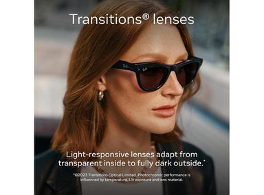 RAY-BAN META GLASSES HEADLINER, CÁMARA 12 MP Y LENTES DE ALTO RENDIMIENTO PARA VISIÓN Y ESTILO - 3