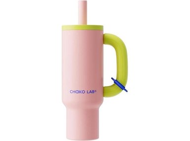 BOTELLA DE AGUA AISLADA CHAKOLAB BAWANGCUP EN ROSA Y VERDE, IDEAL PARA DEPORTES Y USO DIARIO