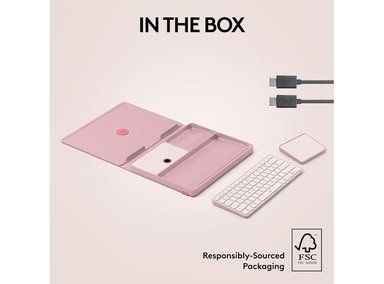 KIT DE ESCRITORIO LOGITECH CASA CON SOPORTE PARA LAPTOP TECLADO INALÁMBRICO Y PANEL TÁCTIL COMPATIBLE CON VARIOS DISPOSITIVOS - 6