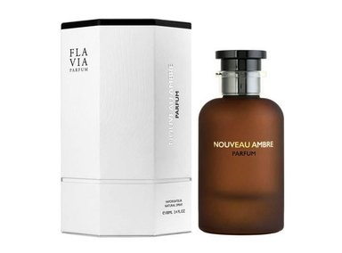 ARMAF FLAVIA NOUVEAU AMBRE EAU DE PARFUM, FRAGANCIA UNISEX CON NOTAS CÁLIDAS Y ESPECIADAS, LARGA DURACIÓN
