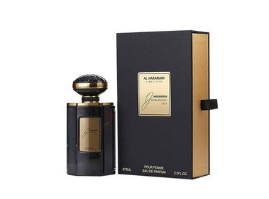 AL HARAMAIN JUNOON NOIR, PERFUME ÁRABE FLORAL ORIENTAL DURADERO PARA MUJERES, EAU DE PARFUM