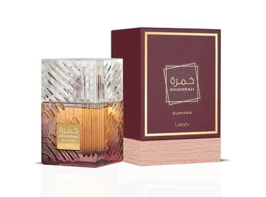 LATTAFA KHAMRAH DUKHAN EDP UNISEX, FRAGANCIA ORIENTAL, INTENSA Y DURADERA - 1