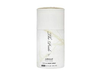 ARMAF PRIDE WHITE BODY SPRAY PARA MUJER, FRAGANCIA DURADERA QUE MANTIENE FRESCURA Y LUJO