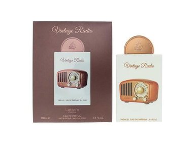 LATTAFA PRIDE VINTAGE RADIO EAU DE PARFUM UNISEX, PERFUME FLORAL AMADERADO DE LARGA DURACIÓN