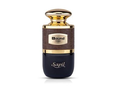 SAPIL BOUND EAU DE TOILETTE PARA HOMBRES, AROMA DUBAI PICANTE ORIENTAL CON MANDARINA VERDE, CARDAMOMO Y TONKA