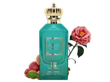GHAZALA - INSPIRADO EN DELINA EXCLUSIF, FRAGANCIA DE LARGA DURACIÓN CON ROSA TURCA, PEONÍA Y ALMIZCLE