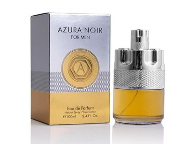 AZURA NOIR EAU DE PARFUM PARA HOMBRES DE URBAN COLLECTION, FRAGANCIA PICANTE AMADERADA, LARGA DURACIÓN