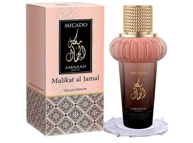 AMARAN MICADO MALIKAT AL JAMAL EAU DE PARFUM PARA MUJER CON NUEZ MOSCADA, LICHI, ROSA Y VAINILLA