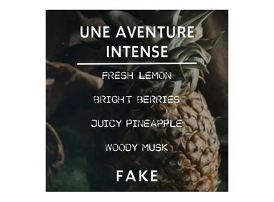 EAU DE PARFUM UNE AVENTURE INTENSE, INSPIRADA EN CREED AVENTUS, AROMA FRUTAL Y AMADERADO - 3
