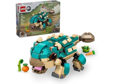 LEGO BABY BUMPY ANKYLOSAURUS: JUGUETE DE DINOSAURIO PARA NIÑOS AMANTES DE JURASSIC WORLD