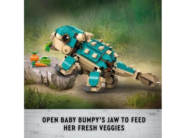 LEGO BABY BUMPY ANKYLOSAURUS: JUGUETE DE DINOSAURIO PARA NIÑOS AMANTES DE JURASSIC WORLD - 3
