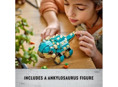 LEGO BABY BUMPY ANKYLOSAURUS: JUGUETE DE DINOSAURIO PARA NIÑOS AMANTES DE JURASSIC WORLD - 5
