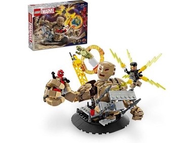 LEGO MARVEL SPIDER-MAN: SANDMAN: JUEGO DE CONSTRUCCIÓN INSPIRADO EN SPIDER-MAN NO WAY HOME CON HÉROES Y VILLANOS