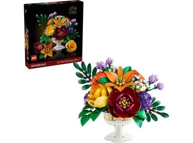 LEGO BOTANICALS JUEGO DE RAMOS FLORAL PARA ADULTOS, KIT DECORACIÓN PARA HOGAR, OFICINA O REGALO