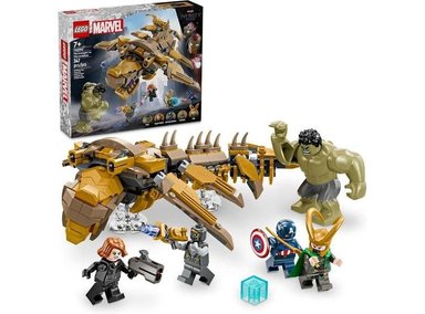 LEGO MARVEL LOS VENGADORES VS. THE LEVIATHAN JUEGO DE CONSTRUCCIÓN CON HULK Y MINIFIGURAS