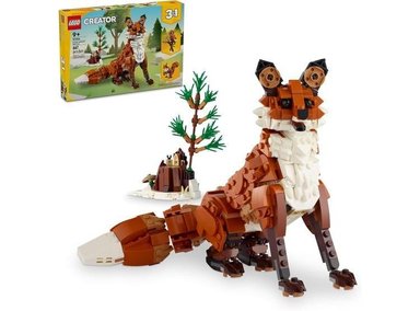 LEGO CREATOR ANIMALES DEL BOSQUE 3 EN 1, CONSTRUYE ZORRO, BÚHO O ARDILLA, IDEAL PARA MAYORES DE 9 AÑOS