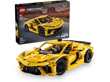 LEGO TECHNIC CHEVROLET CORVETTE STINGRAY, SET PARA CONSTRUIR Y EXHIBIR, IDEAL PARA JÓVENES AMANTES DE AUTOS