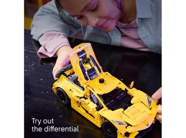 LEGO TECHNIC CHEVROLET CORVETTE STINGRAY, SET PARA CONSTRUIR Y EXHIBIR, IDEAL PARA JÓVENES AMANTES DE AUTOS - 3