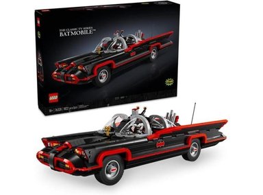 LEGO DC BATMAN: BATMOBILE CLÁSICO DE LA SERIE DE TV DE 1966, SET DE CONSTRUCCIÓN PARA ADULTOS