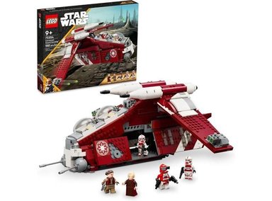 LEGO STAR WARS NAVE DE COMBATE CORUSCANT GUARD 75354 CON MINIFIGURAS DE SOLDADOS CLONES Y PADMÉ AMIDALA