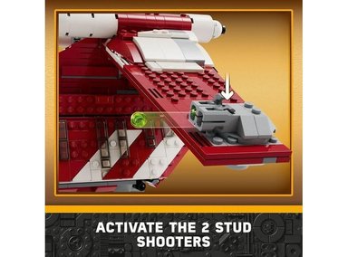 LEGO STAR WARS NAVE DE COMBATE CORUSCANT GUARD 75354 CON MINIFIGURAS DE SOLDADOS CLONES Y PADMÉ AMIDALA - 3