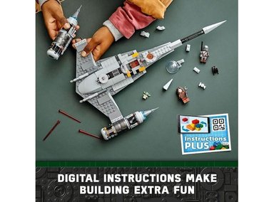 LEGO STAR WARS THE MANDALORIAN N-1 STARFIGHTER 75325 CON BABY YODA, DROID, IDEA DE REGALO PARA NIÑOS, FANS DE STAR WARS - 4