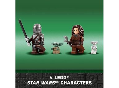 LEGO STAR WARS THE MANDALORIAN N-1 STARFIGHTER 75325 CON BABY YODA, DROID, IDEA DE REGALO PARA NIÑOS, FANS DE STAR WARS - 5