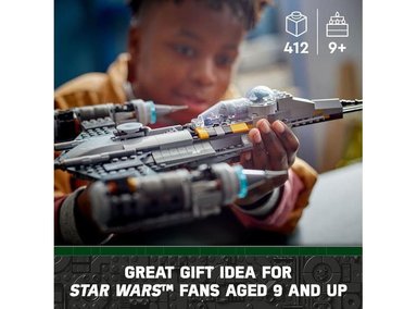 LEGO STAR WARS THE MANDALORIAN N-1 STARFIGHTER 75325 CON BABY YODA, DROID, IDEA DE REGALO PARA NIÑOS, FANS DE STAR WARS - 6