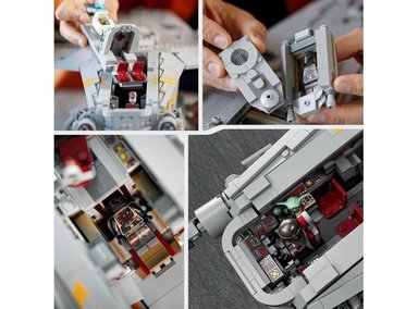 LEGO STAR WARS RAZOR CREST UCS, SET DE NAVE ICÓNICO PARA ADULTOS, MODELO COLECCIONABLE MANDALORIAN - 5