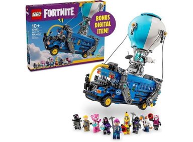 LEGO FORTNITE BATTLE BUS - JUEGO COLECCIONABLE CON MINIFIGURAS, REGALO PARA FANÁTICOS DE 10 AÑOS EN ADELANTE