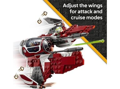 LEGO STAR WARS: AHSOKA'S INTERCEPTOR JEDI - JUGUETE CONSTRUCCIÓN NIÑOS, IDEAL REGALO CUMPLEAÑOS, EDAD 8+ - 2
