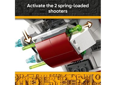 LEGO STAR WARS: AHSOKA'S INTERCEPTOR JEDI - JUGUETE CONSTRUCCIÓN NIÑOS, IDEAL REGALO CUMPLEAÑOS, EDAD 8+ - 3