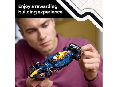 LEGO SPEED CHAMPIONS RED BULL RACING RB20 F1 PARA ADULTOS - DETALLES AUTÉNTICOS DE 2024 - 2