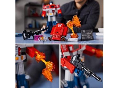 LEGO OPTIMUS PRIME, JUEGO DE FIGURAS TRANSFORMADORAS 2 EN 1, PARA CONSTRUIR ROBOT Y CAMIÓN - 3