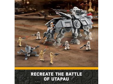 LEGO STAR WARS AT-TE WALKER 75337 JUGUETE POSABLE CON CLONES 212 Y DROIDES DE BATALLA - 2