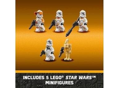LEGO STAR WARS AT-TE WALKER 75337 JUGUETE POSABLE CON CLONES 212 Y DROIDES DE BATALLA - 5