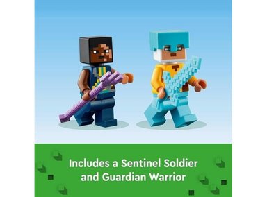LEGO MINECRAFT THE SWORD OUTPOST 21244 CON CREEPER, GUERRERO, CERDO Y ESQUELETO PARA DIVERSIÓN DE VIDEOJUEGOS - 5