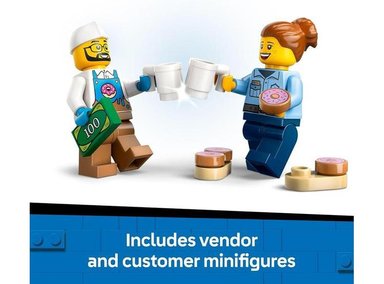 LEGO CITY CAMIÓN DE DONAS - JUGUETE PARA NIÑOS CON MINIFIGURAS Y ACCESORIOS, EXPANDE LA DIVERSIÓN Y CREATIVIDAD - 4