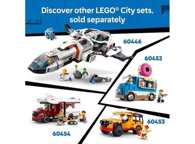 LEGO CITY CAMIÓN DE DONAS - JUGUETE PARA NIÑOS CON MINIFIGURAS Y ACCESORIOS, EXPANDE LA DIVERSIÓN Y CREATIVIDAD - 5