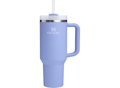 STANLEY QUENCHER H2.0 TUMBLER CON ASA Y TAPA 3 POSICIONES, VASO DE ACERO INOXIDABLE, LIBRE DE BPA, COLOR HYDRANGEA