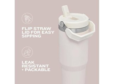 VASO TÉRMICO STANLEY ICEFLOW 2.0 CON TAPA GIRATORIA A PRUEBA DE FUGAS, ACERO INOXIDABLE BPA-FREE, IDEAL PARA EL DÍA A DÍA - 5