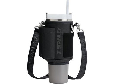 STANLEY QUENCHER CARRY ALL CON ASA, BOLSA CRUZADA PARA VASO, COMPARTIMIENTOS ÚTILES Y CORREA DESMONTABLE