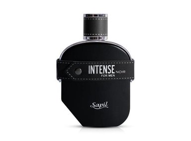 SAPIL INTENSE NOIR EAU DE PARFUM PARA HOMBRE, AROMA DE ÁMBAR CON LIMÓN, ABEDUL Y BERGAMOTA, DURADERO Y VERSÁTIL