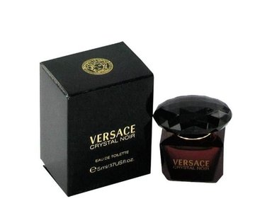 VERSACE CRYSTAL NOIR DE GIANNI VERSACE PARA MUJER. EAU DE TOILETTE FLORAL Y ÁMBAR, ELEGANTE Y SENSUAL