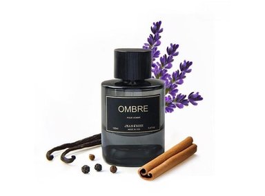 JEAN RISH OMBRE POUR HOMME EAU DE PARFUM CON NOTAS DE LAVANDA, CARDAMOMO Y CÁSCARA DE VAINILLA NEGRA