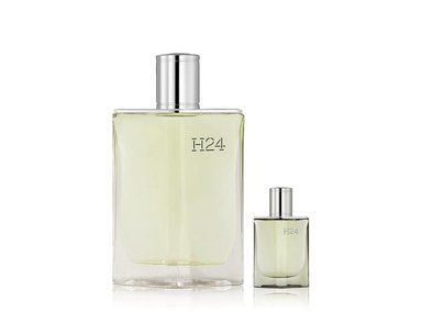 HERMES H24 - SET PARA HOMBRE CON DOS EAU DE PARFUM SPRAY, FRAGANCIA AMADERADA INTENSA