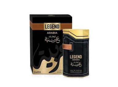 EMPER LEGEND ARABIA PARA HOMBRE CON NOTAS DE AZAFRÁN, AGARWOOD Y ROSA DE LARGA DURACIÓN