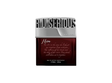 R U SERIOUS HIM EAU DE PARFUM SPRAY PARA HOMBRE, FRAGANCIA MASCULINA AROMÁTICA, FRESCA Y SENSUAL