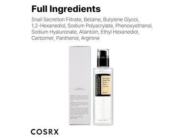 COSRX SUERO HIDRATANTE SNAIL MUCIN 96% 100ML - 4